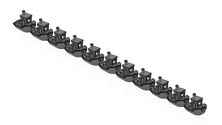 Miniatura 2 do modelo 3D Flex Benchy-Snake