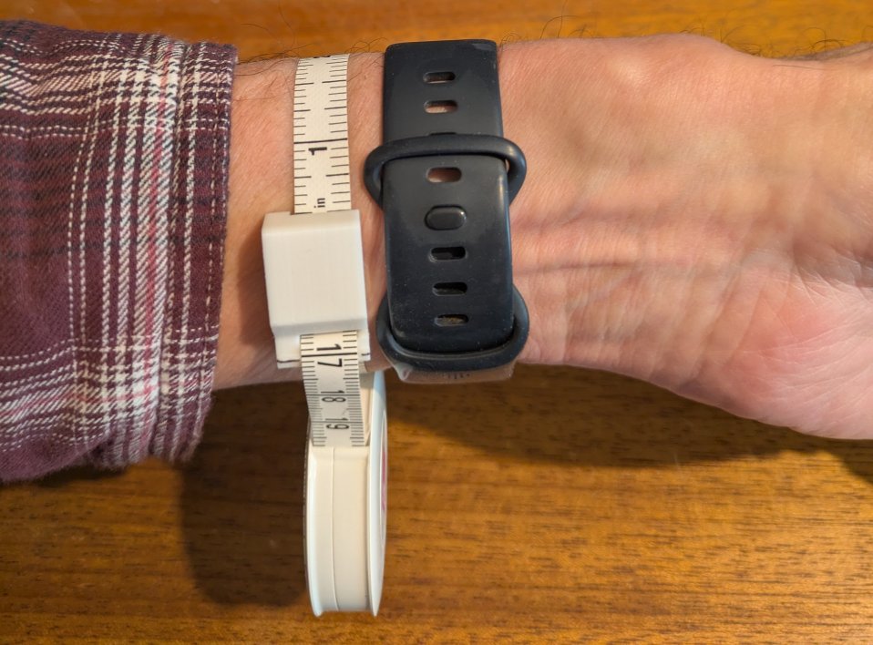 Body Measurement Tool For Tape Measure - REMIX for 10mm retractable tapes.