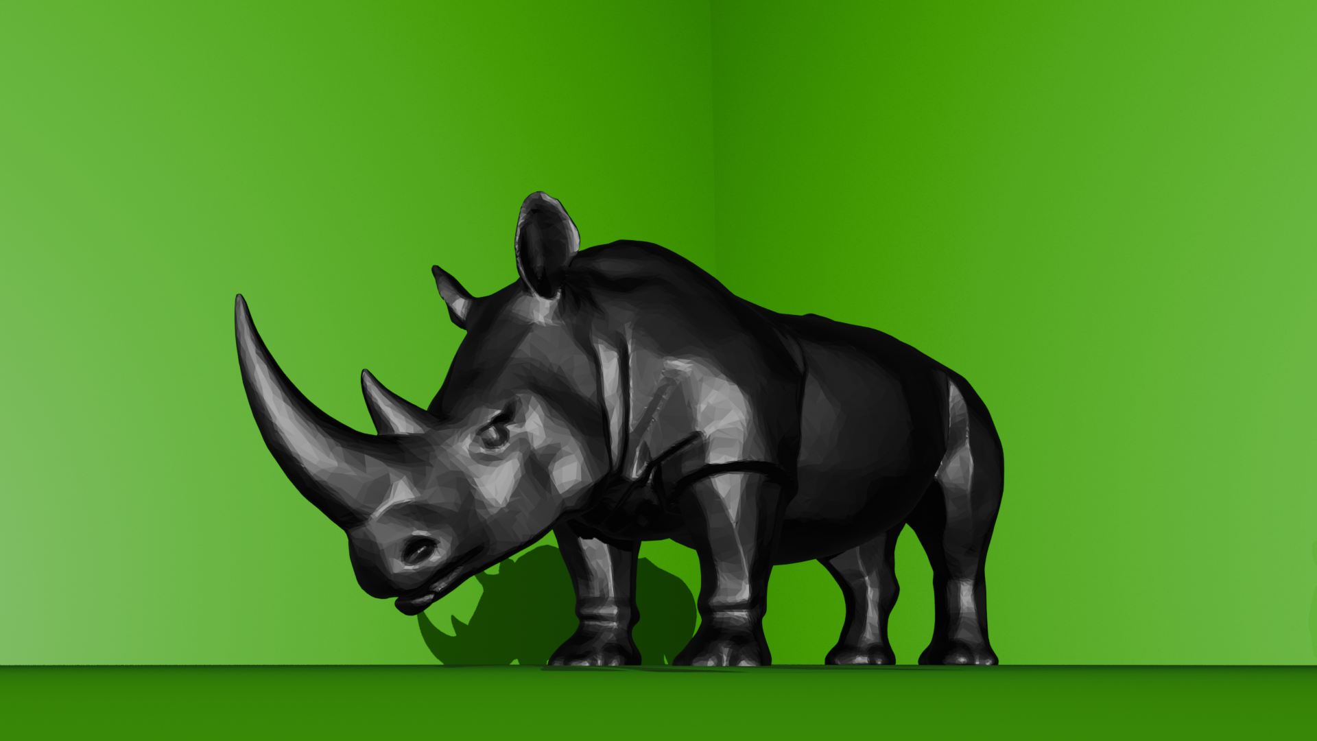 Rhino Statue