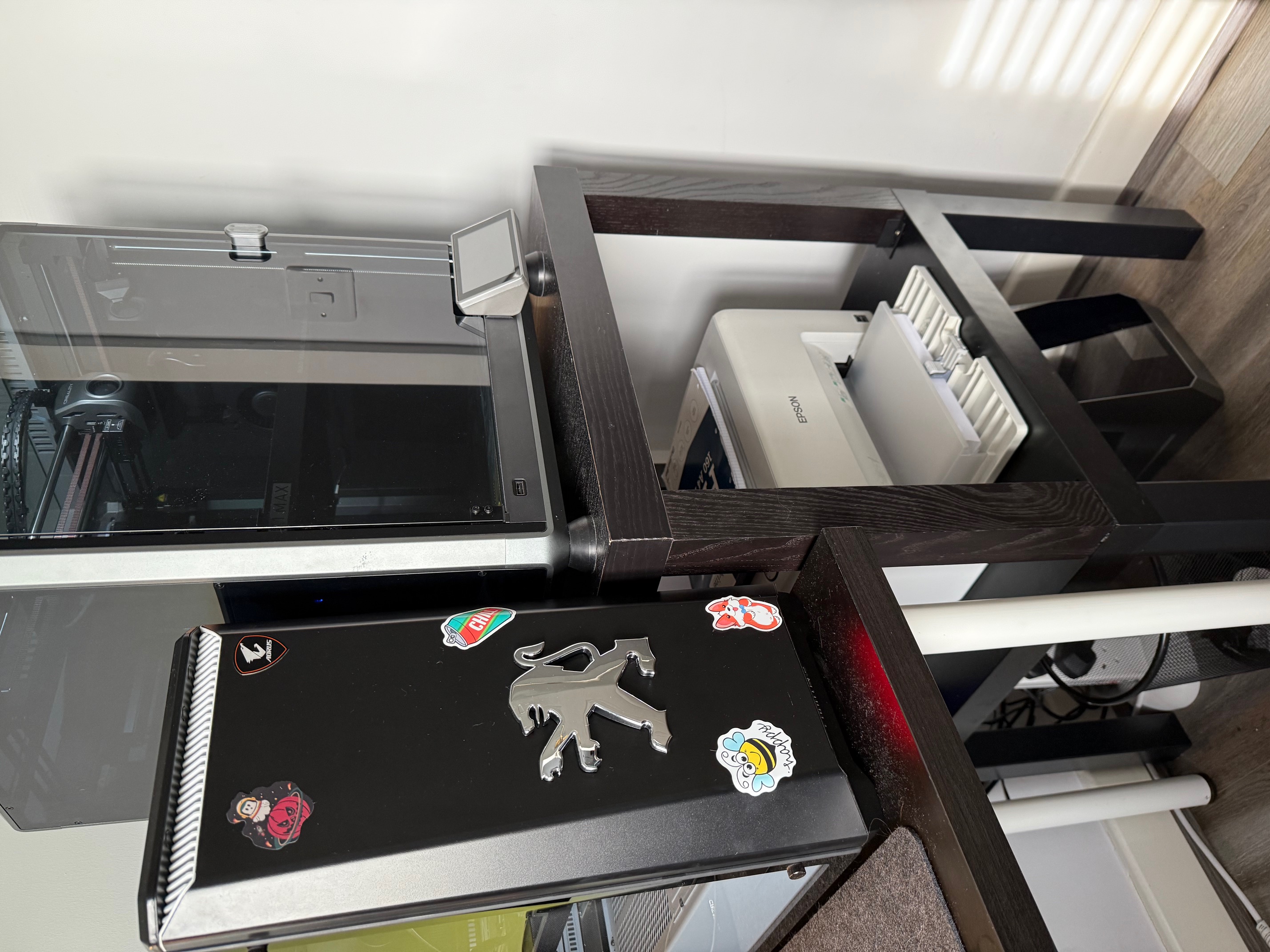 Miniatura 2 do modelo 3D LackStack (IKEA Table Bracket for Stacking)