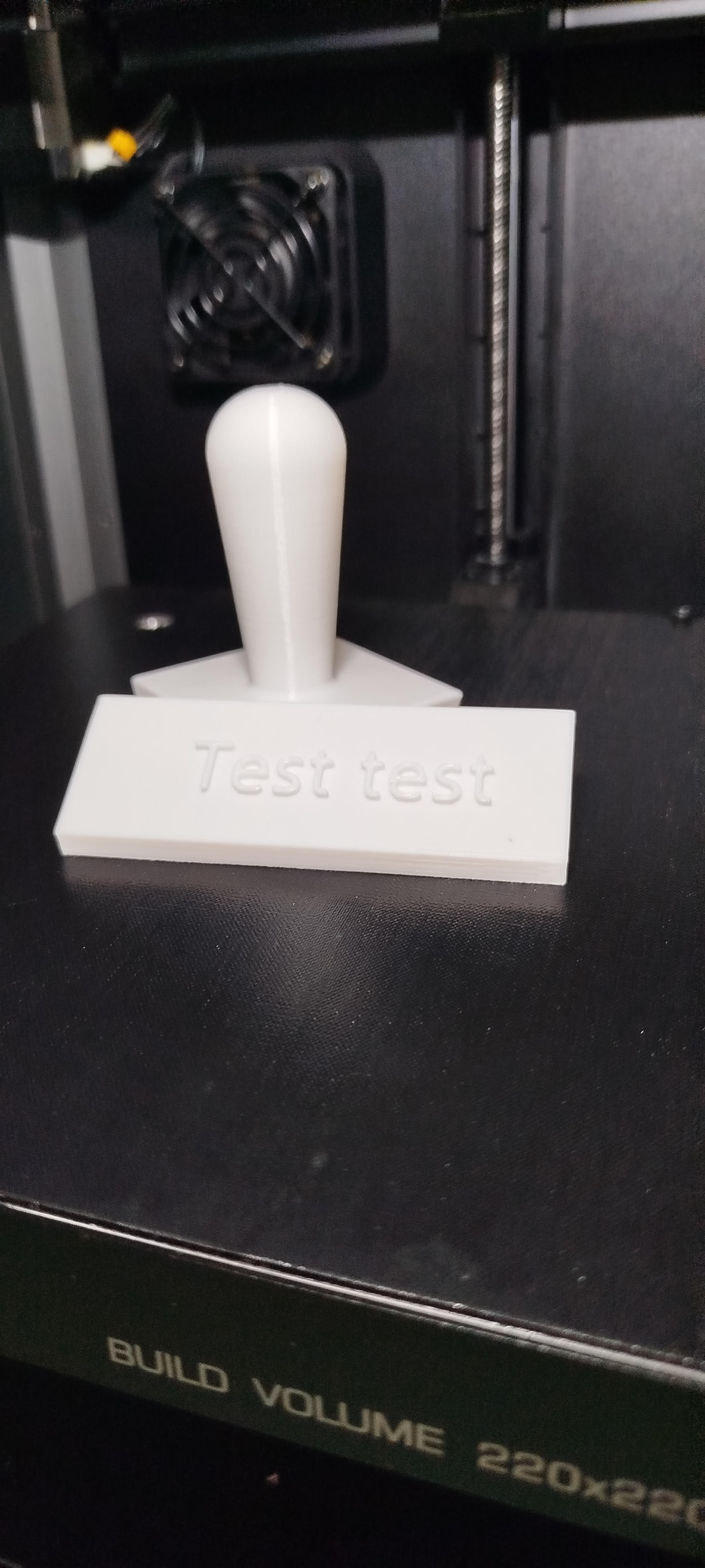 Stamp with replaceable base