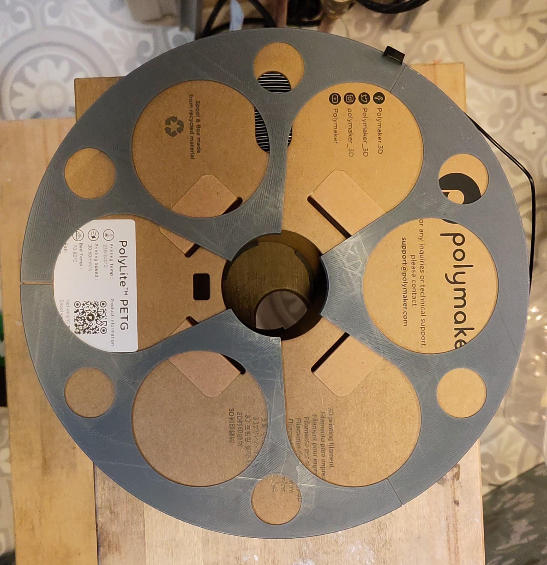Multipart Polymaker 3Kg Cardboard Spool Support