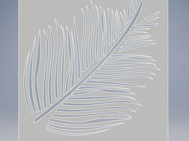 Palm Leaf Stencil