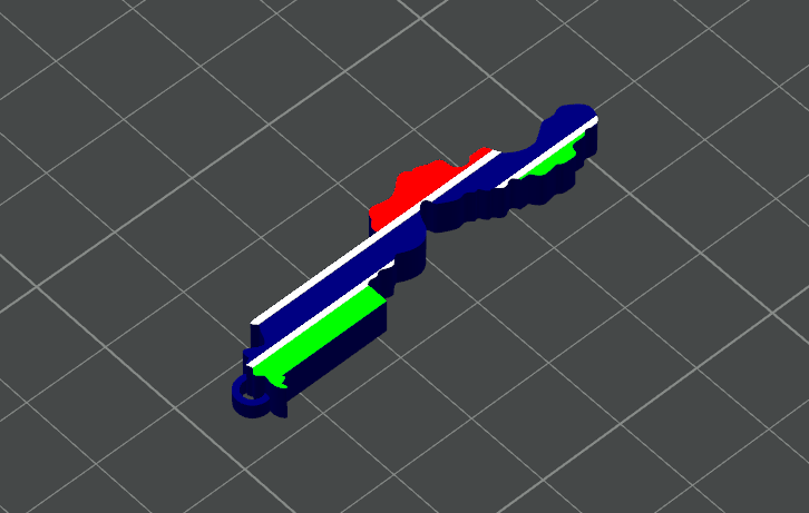 Gambia keychain
