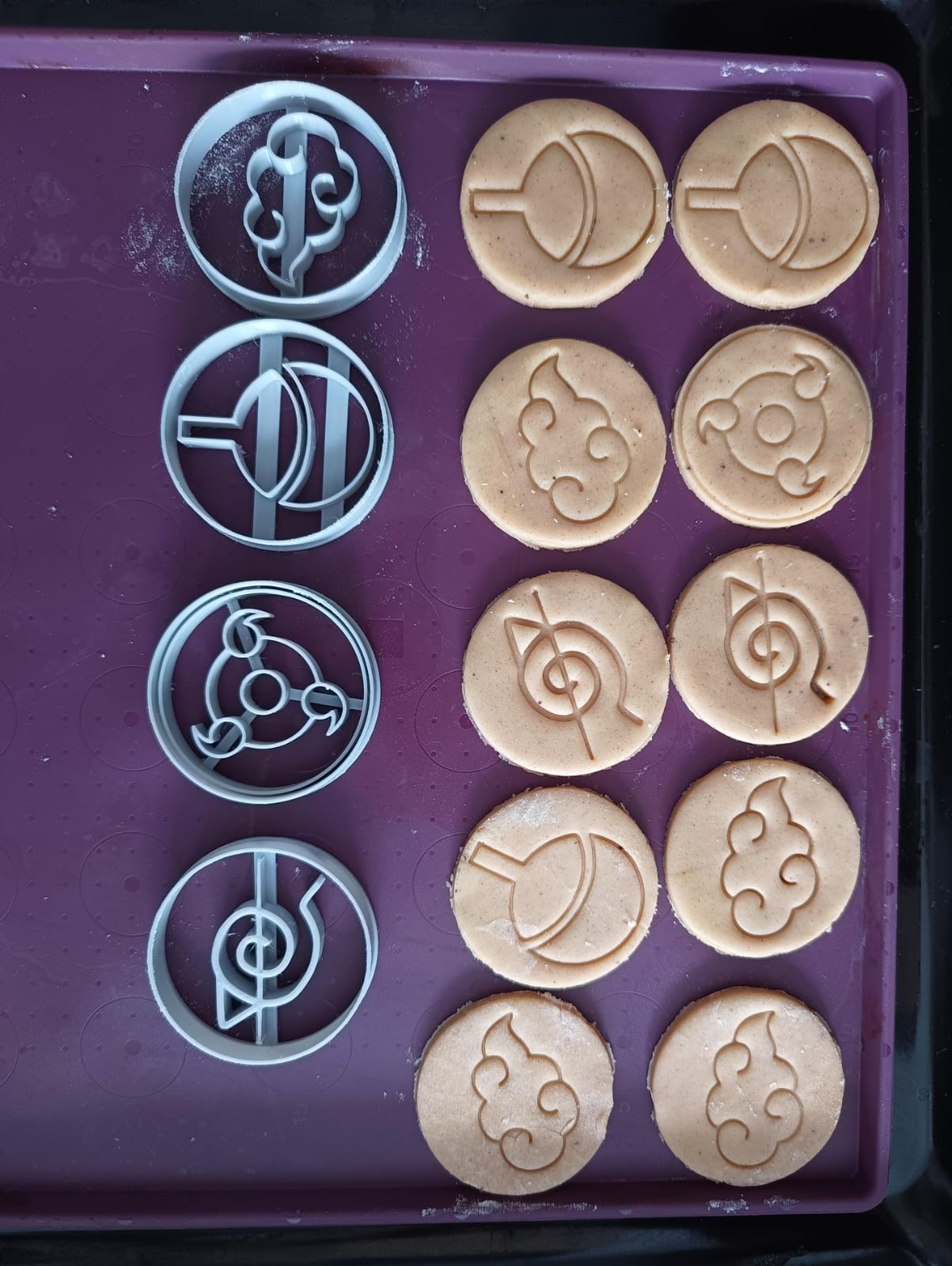 Collection Naruto cookie cutter