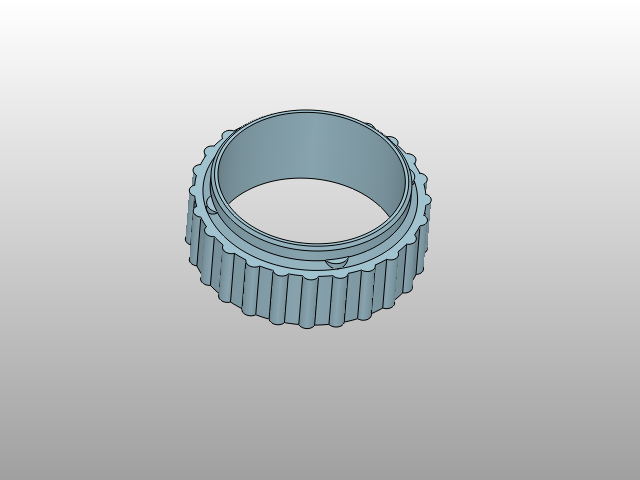 Bezel removal tool for Convoy flashlight 4x18