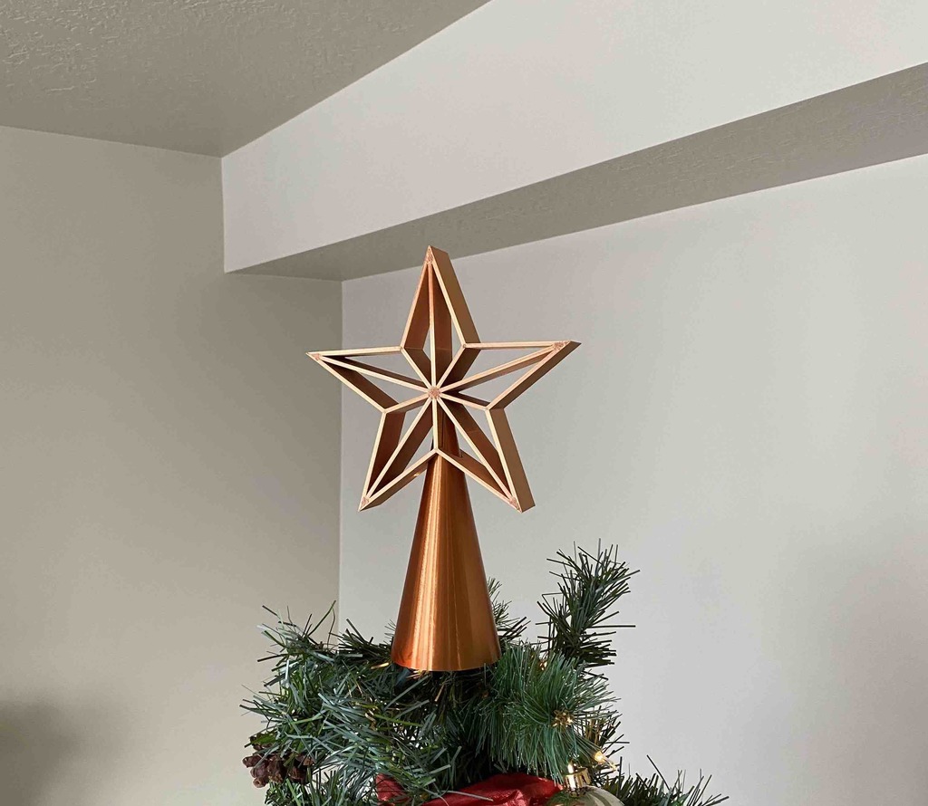 Star Christmas Tree Topper por - Large Display Star 120277 