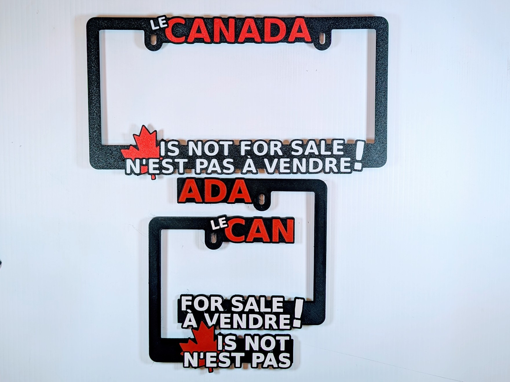 Canada Pride Licence Plate Frame