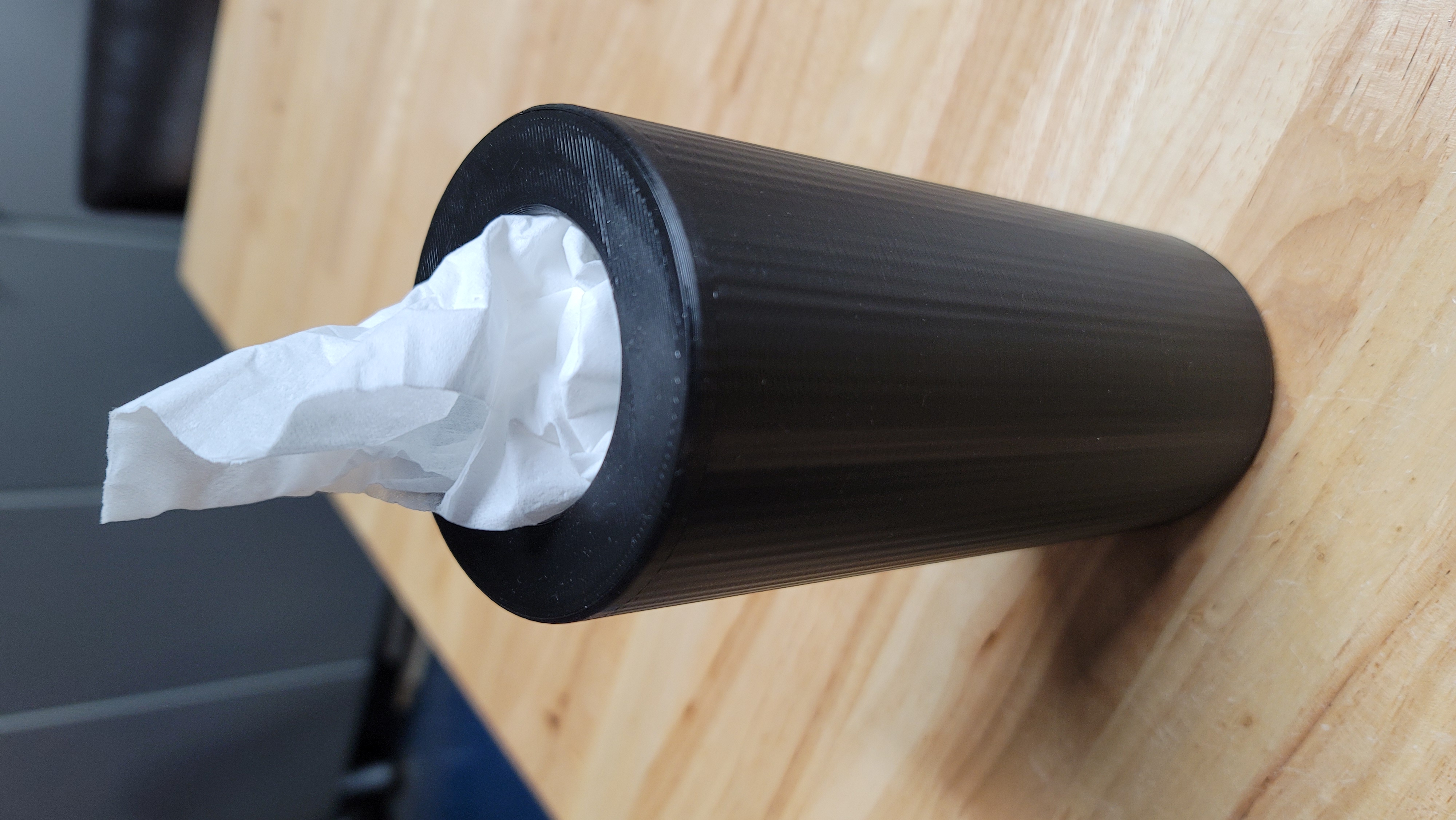 Kleenex round tissue box for car cup holder
