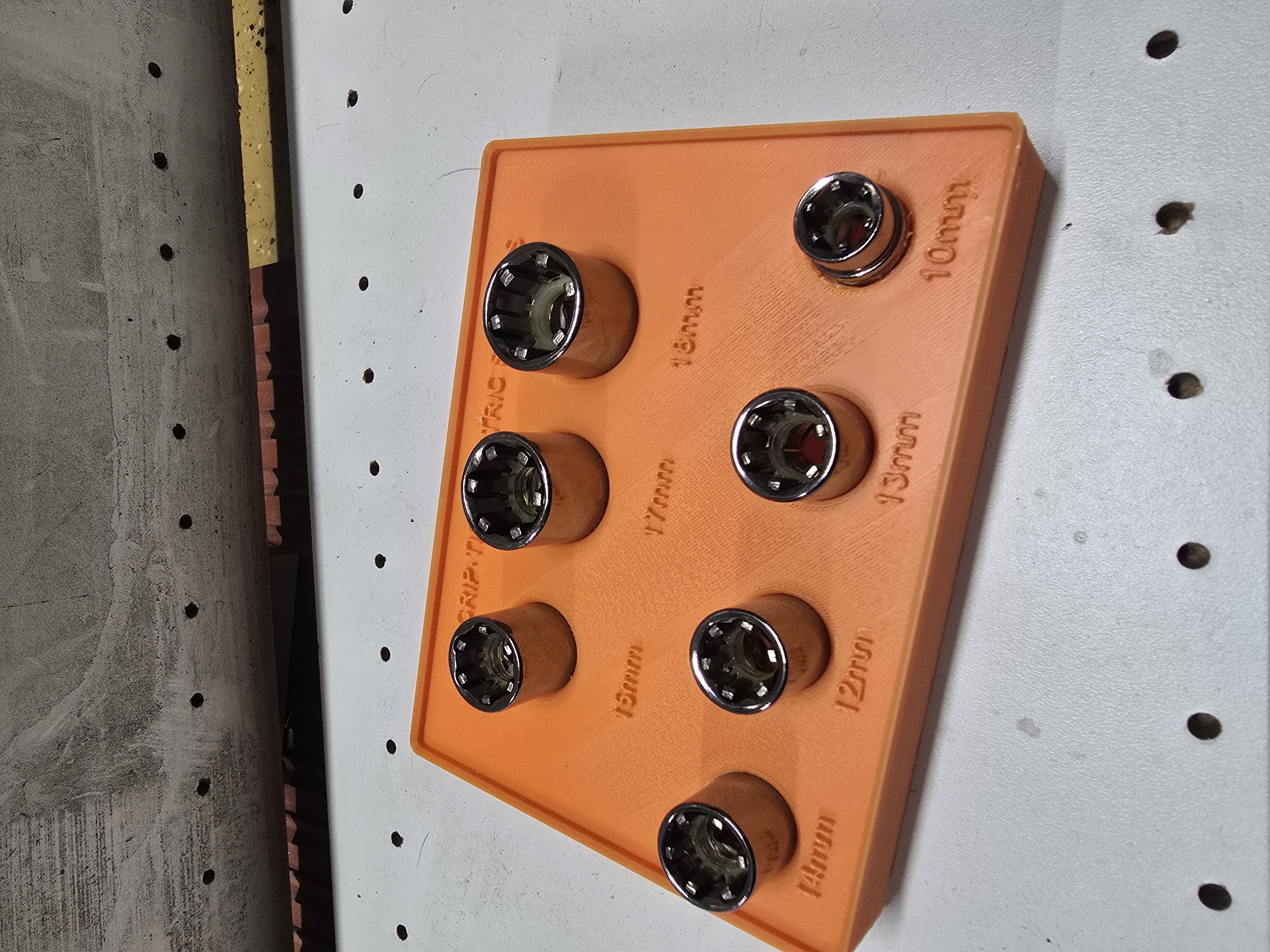 Gridfinity GRIP-TIGHT METRIC SOCKETS 3/8 DRIVE