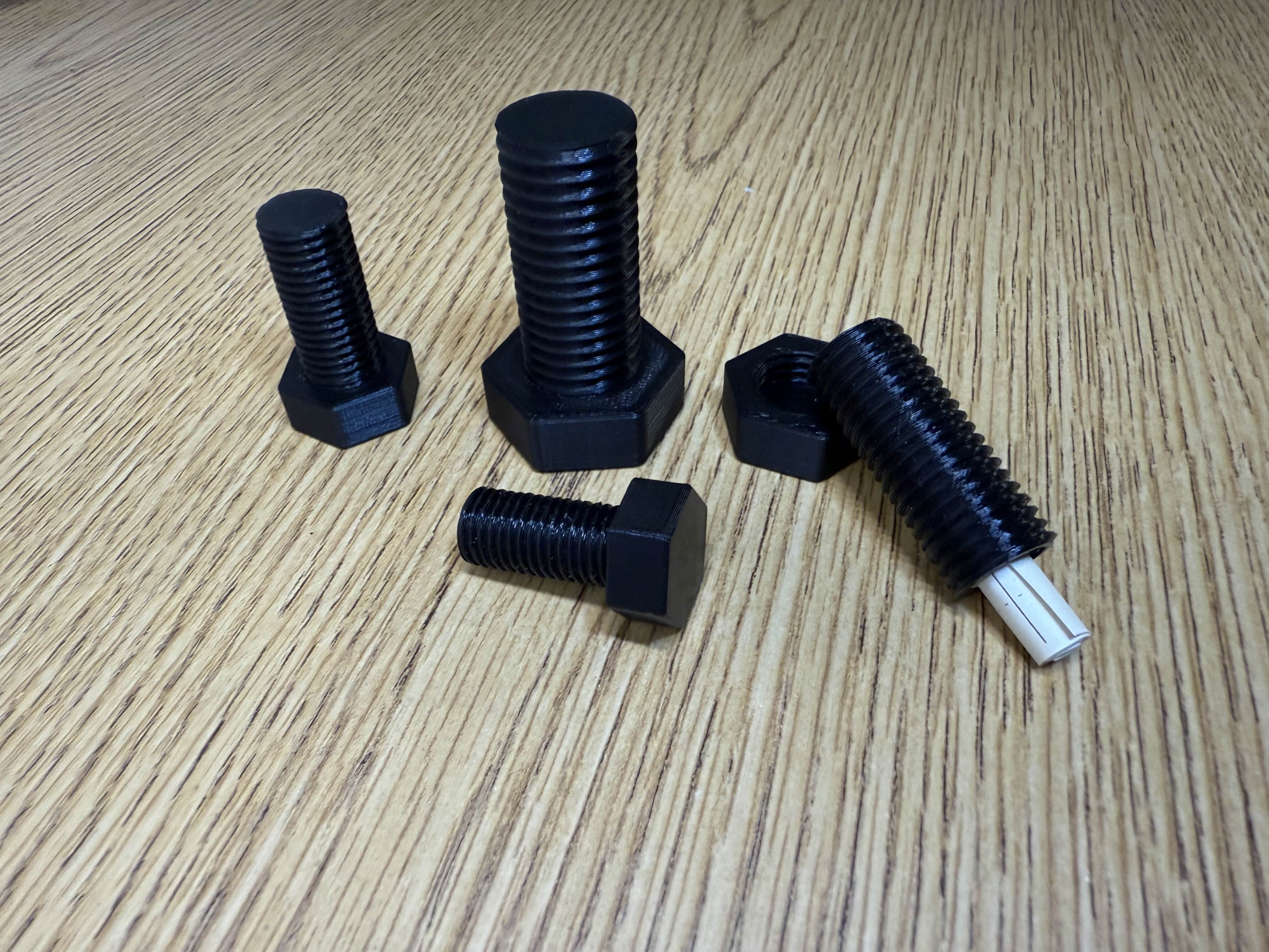Bolt Geocache with embedded magnet - MANY SIZES!