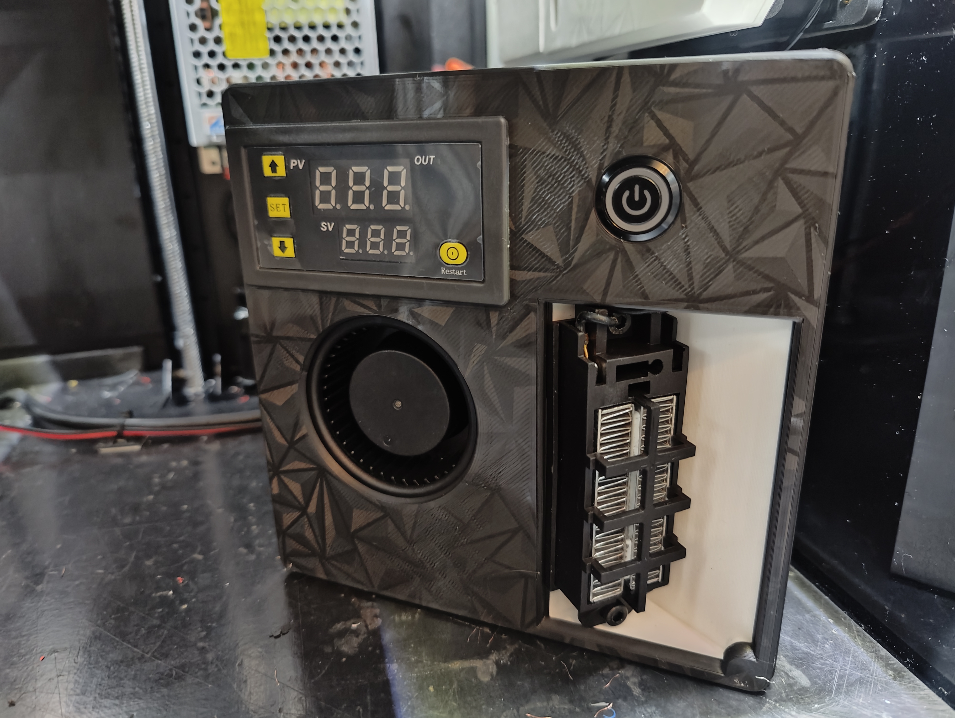 K1 Max active chamber heater