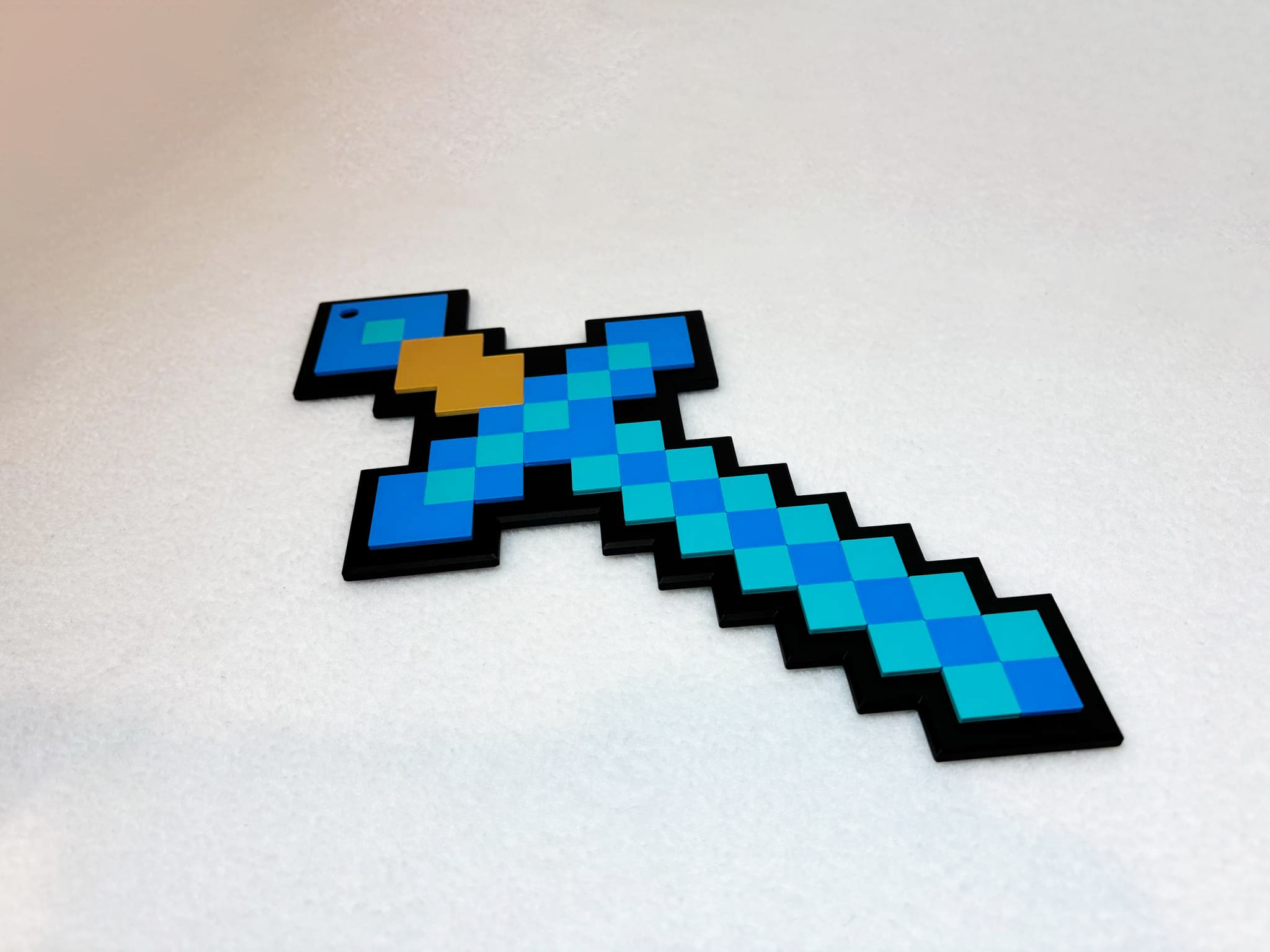 Minecraft diamond sword sign