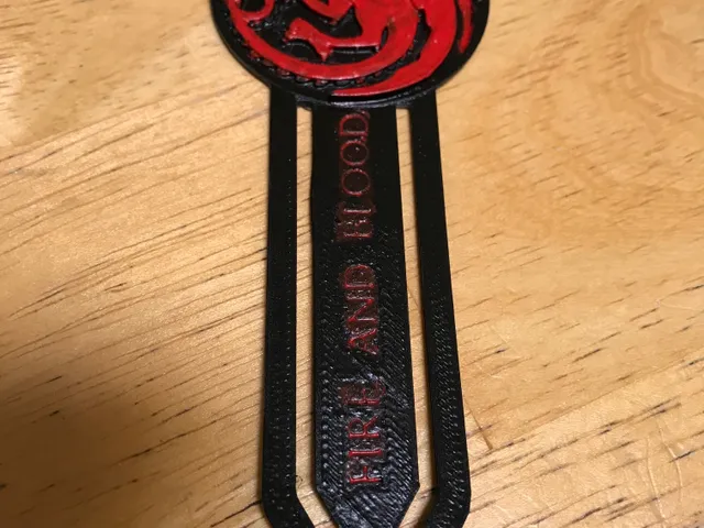 Targaryen Game of Thrones crest bookmark