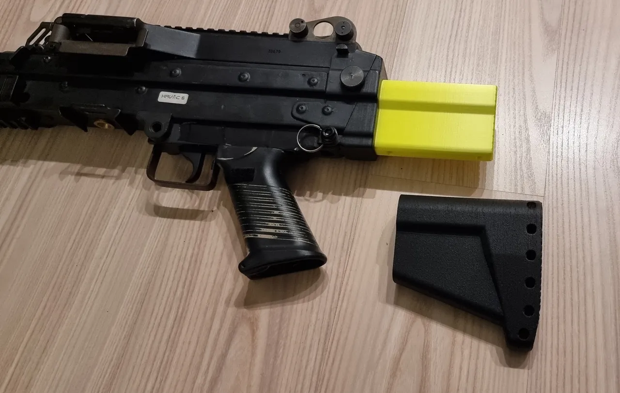 M249 G&P Airsoft Special Stock by LCruz3D | Download STL
