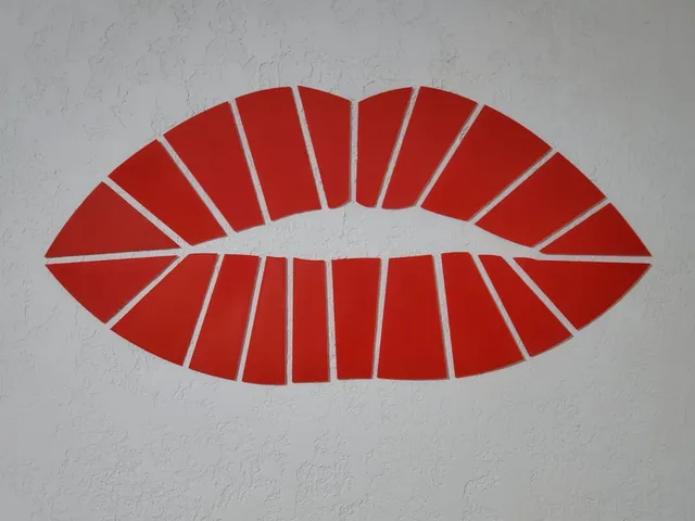 Lips Wall Art Decor