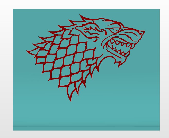 Game of Thrones Stark bookend by Lucas Kranz Download free STL model