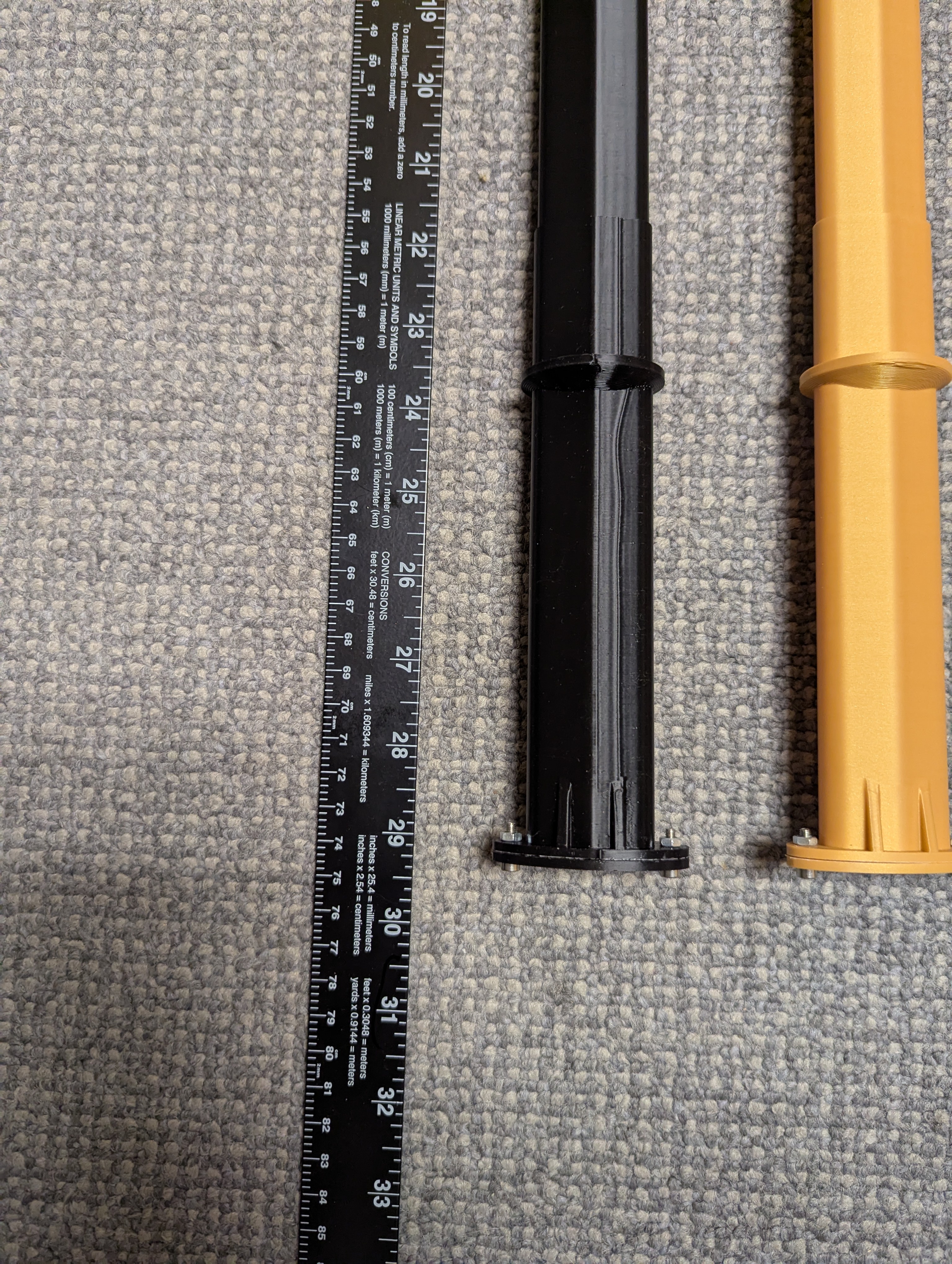 Protest sign handle extendable telescopic — miniatura 3