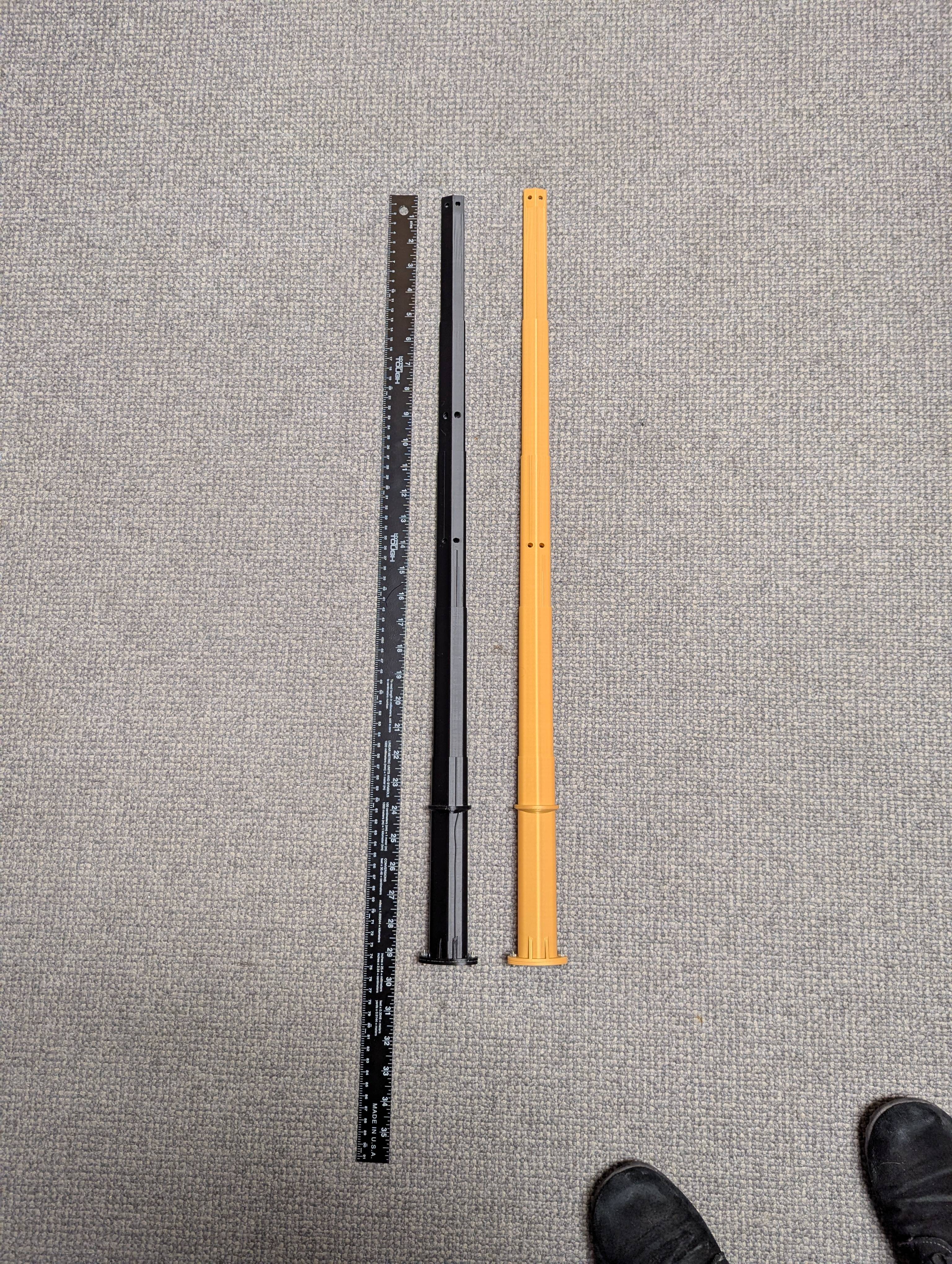 Protest sign handle extendable telescopic — miniatura 2