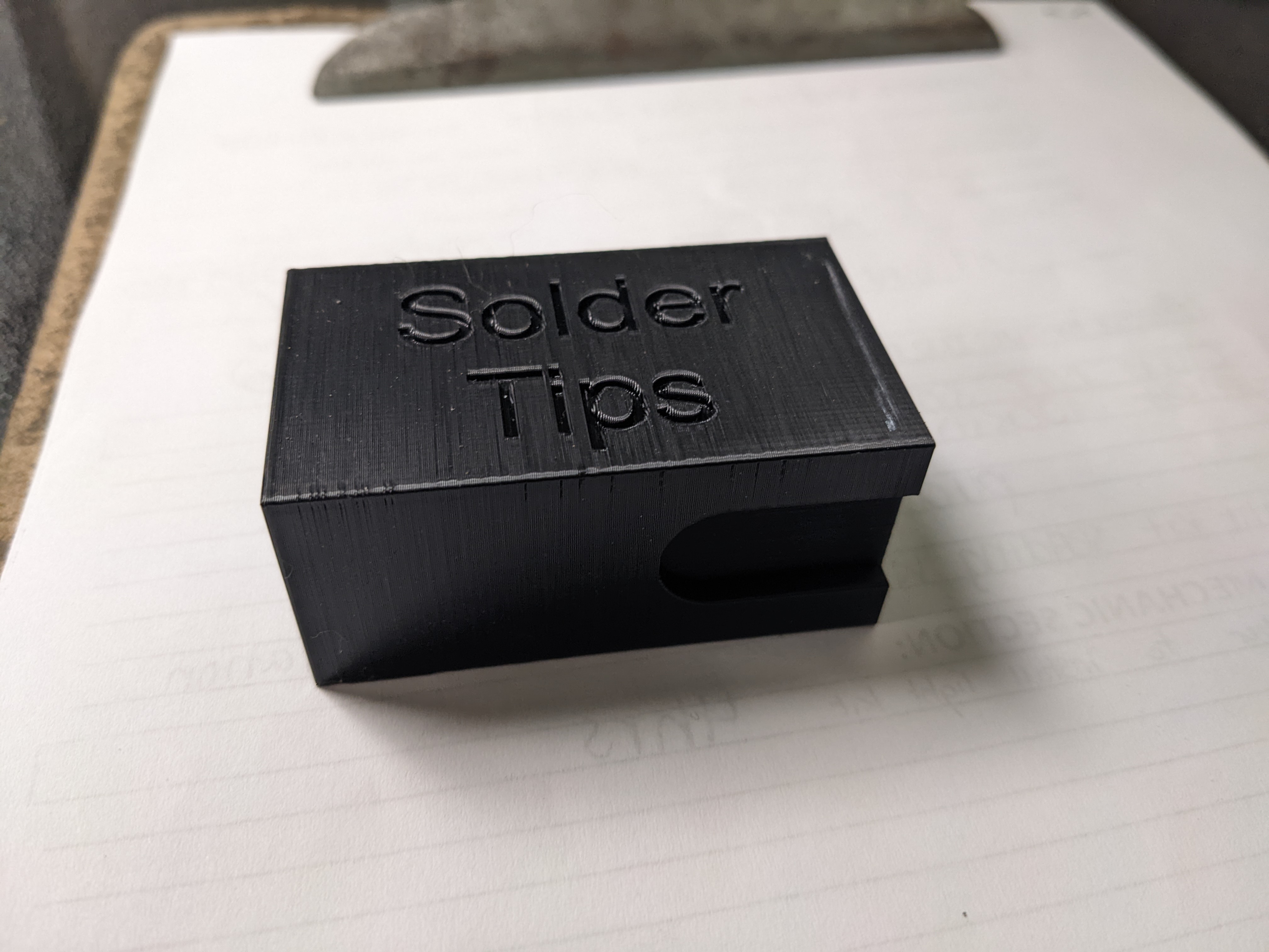 Weller solder tip storage case