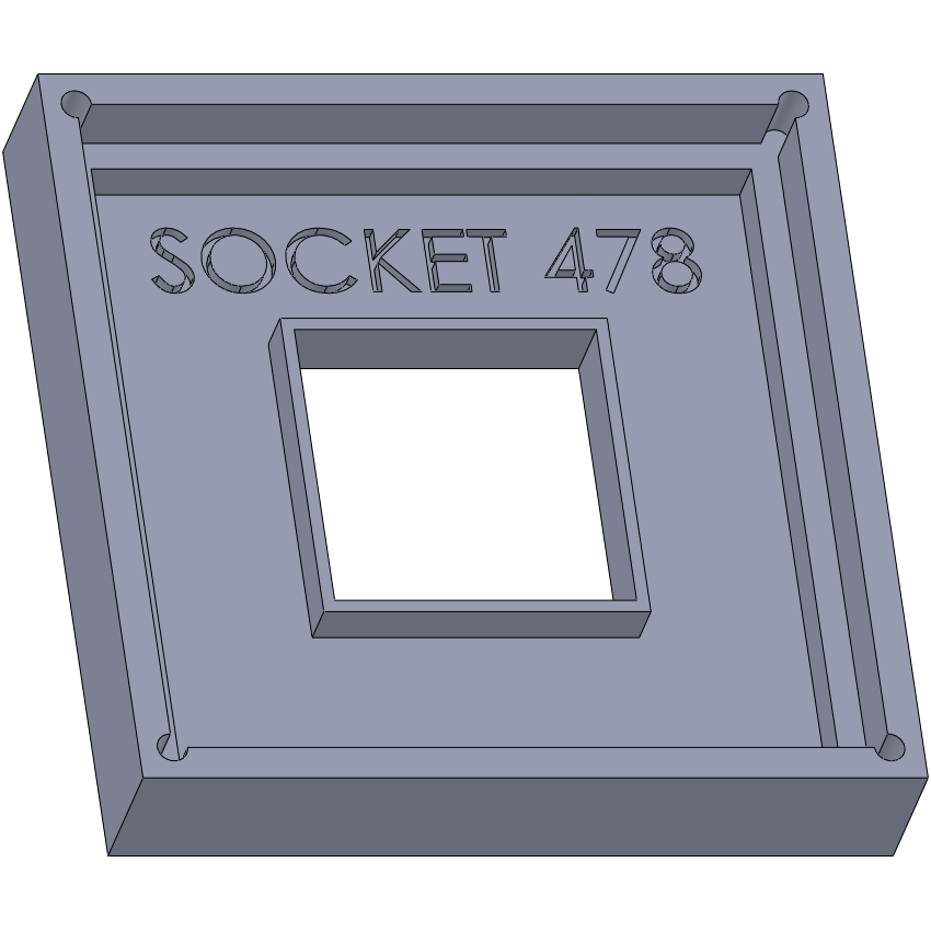 Socket 478 CPU Tray/Box 2
