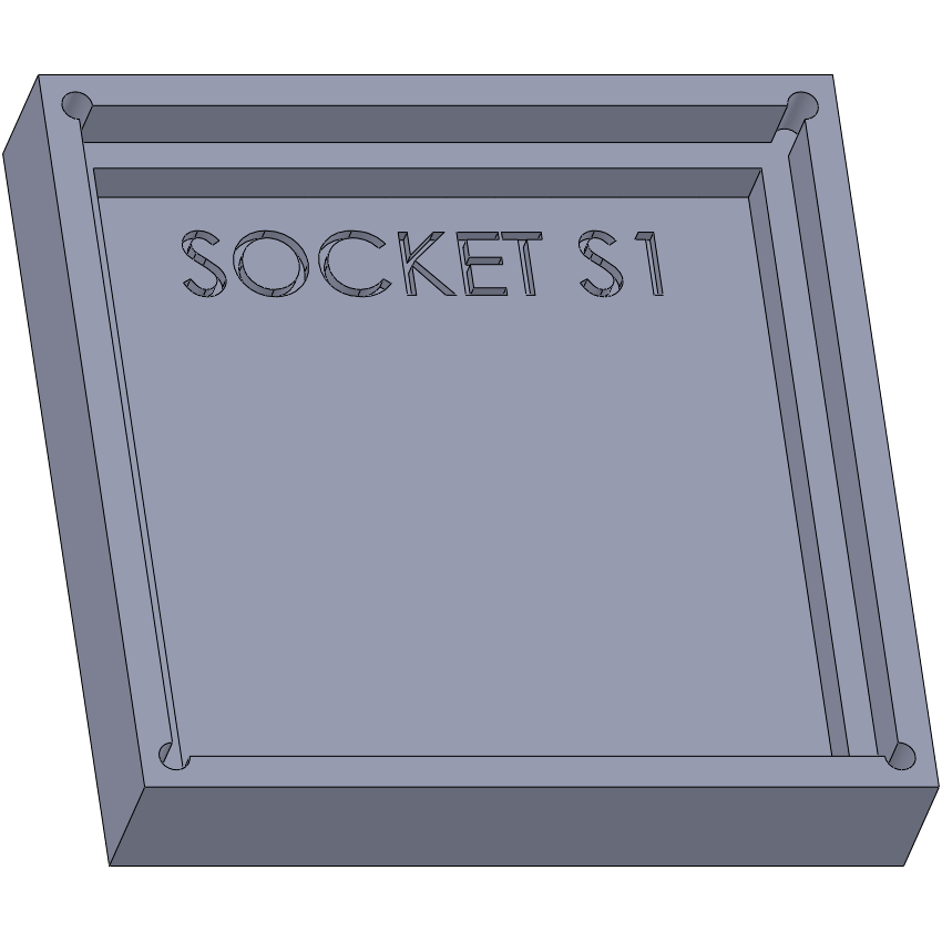 Socket S1 CPU Tray/Box
