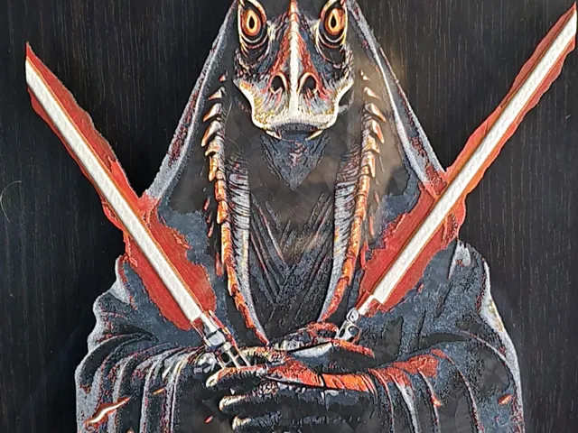 HueForge Darth JarJar
