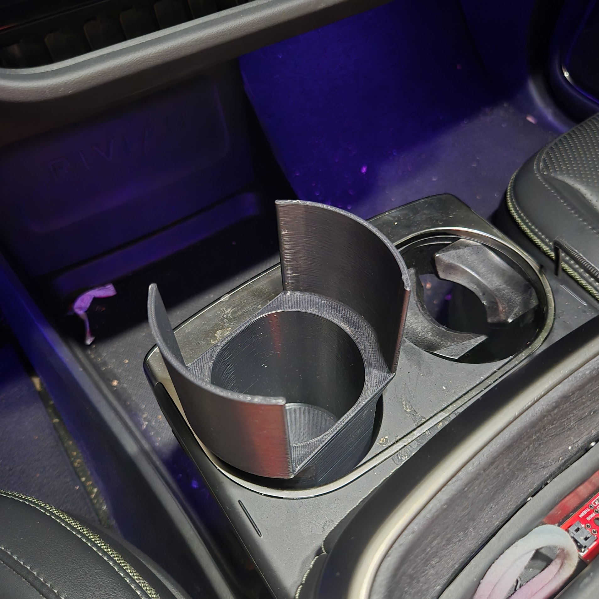 Rivian mug to cup holder adapter