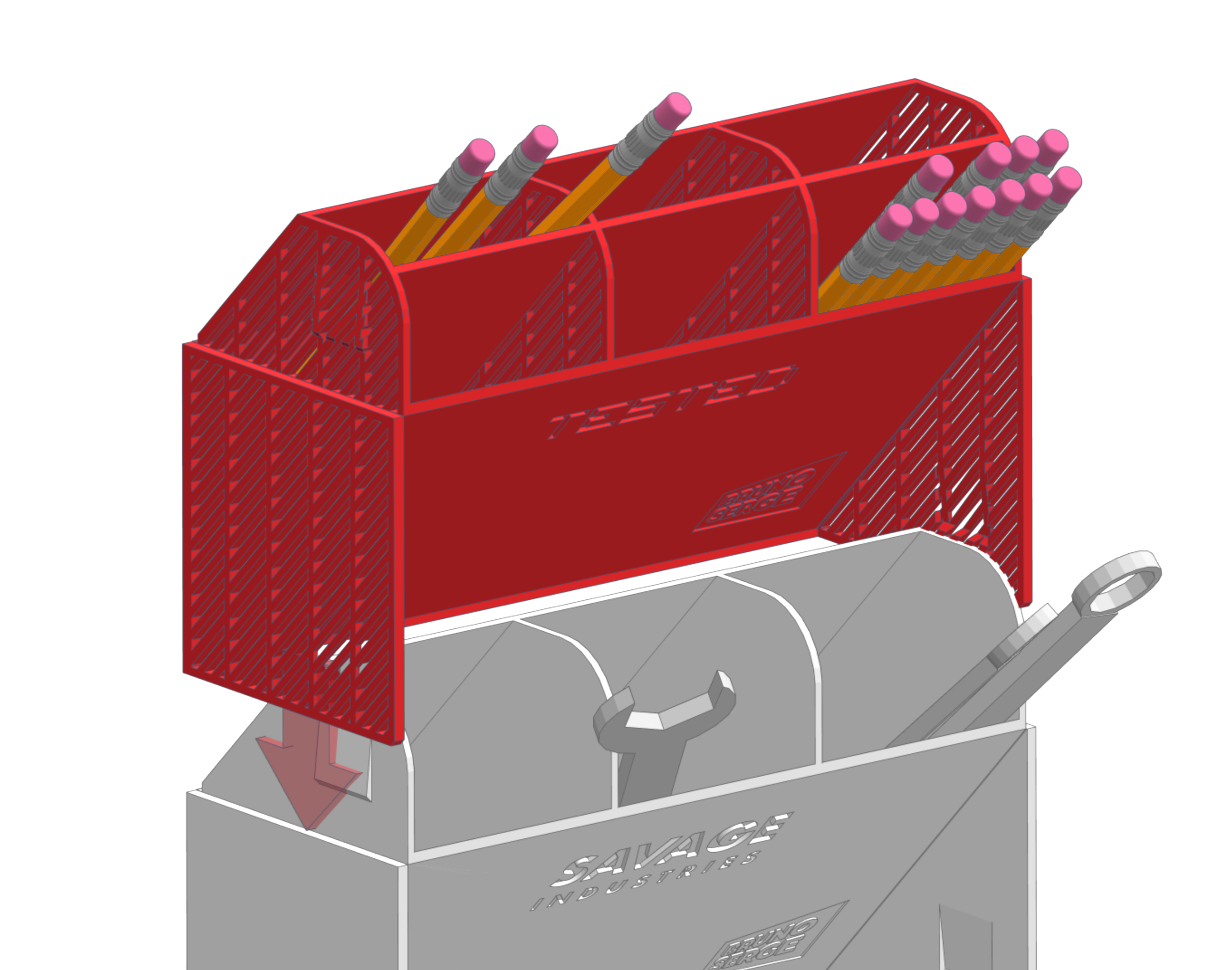 The Modular Organizer | First Order Retrievability inspired by Adam Savage