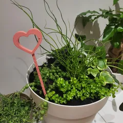 Simple heart flower decoration