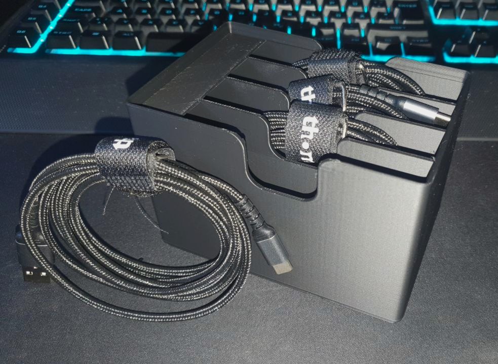 Gridfinity cable organizer BIG cabel (2x3)