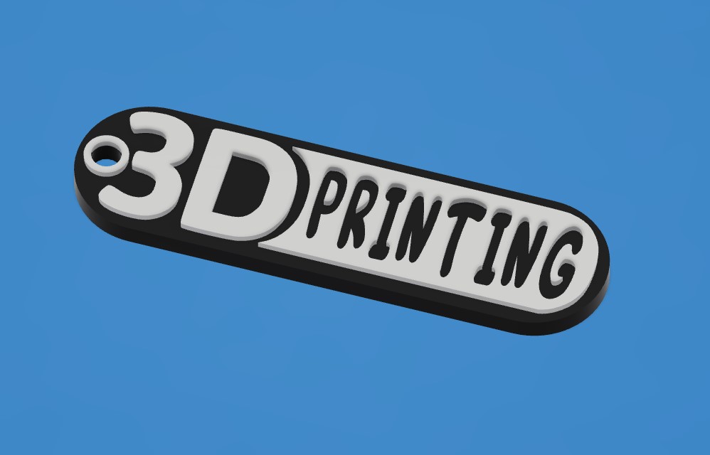 key chain 3D printing