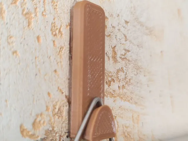 Wall hook for whiteboard with adhesive mounting