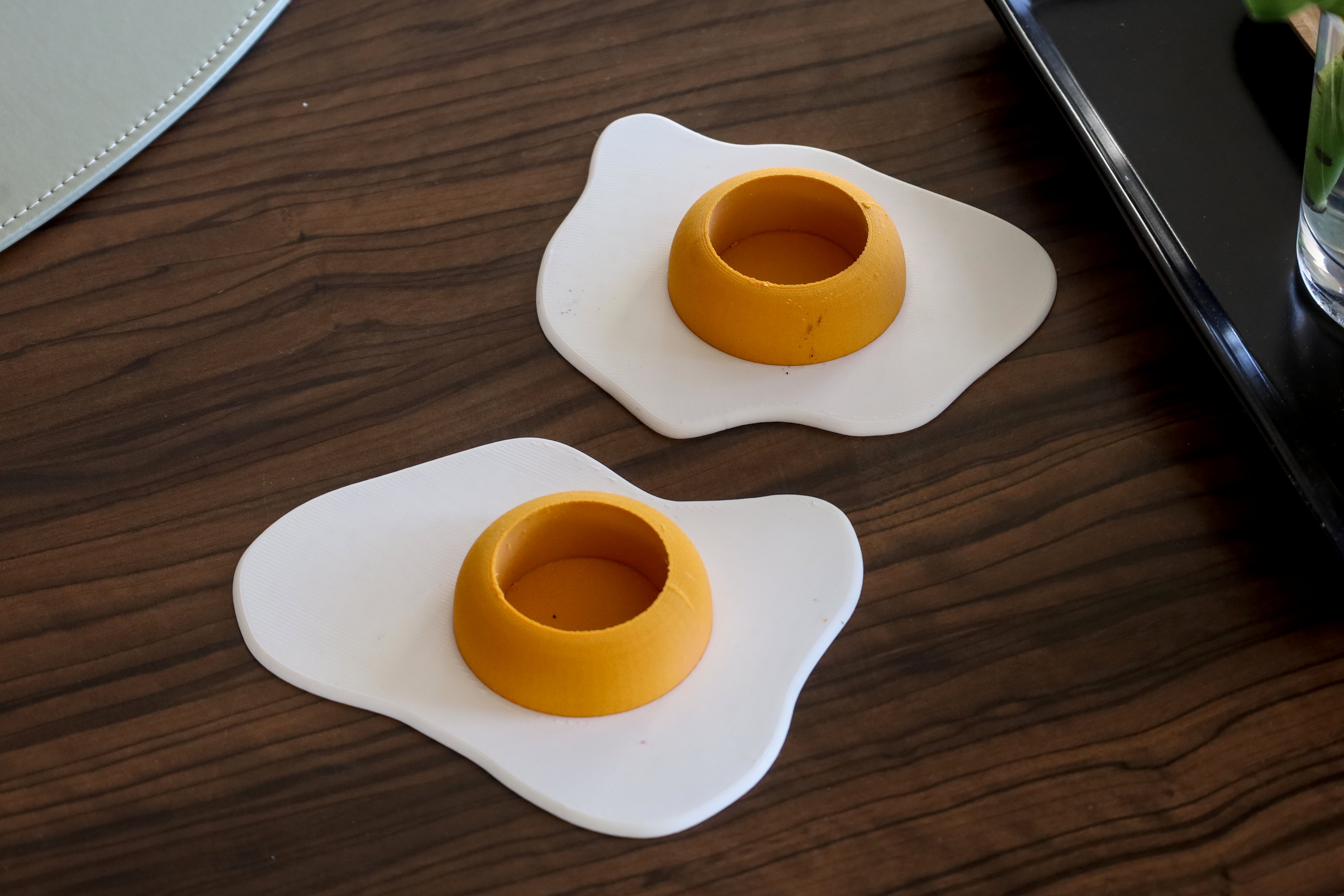 Fried egg tealight — miniatura 2