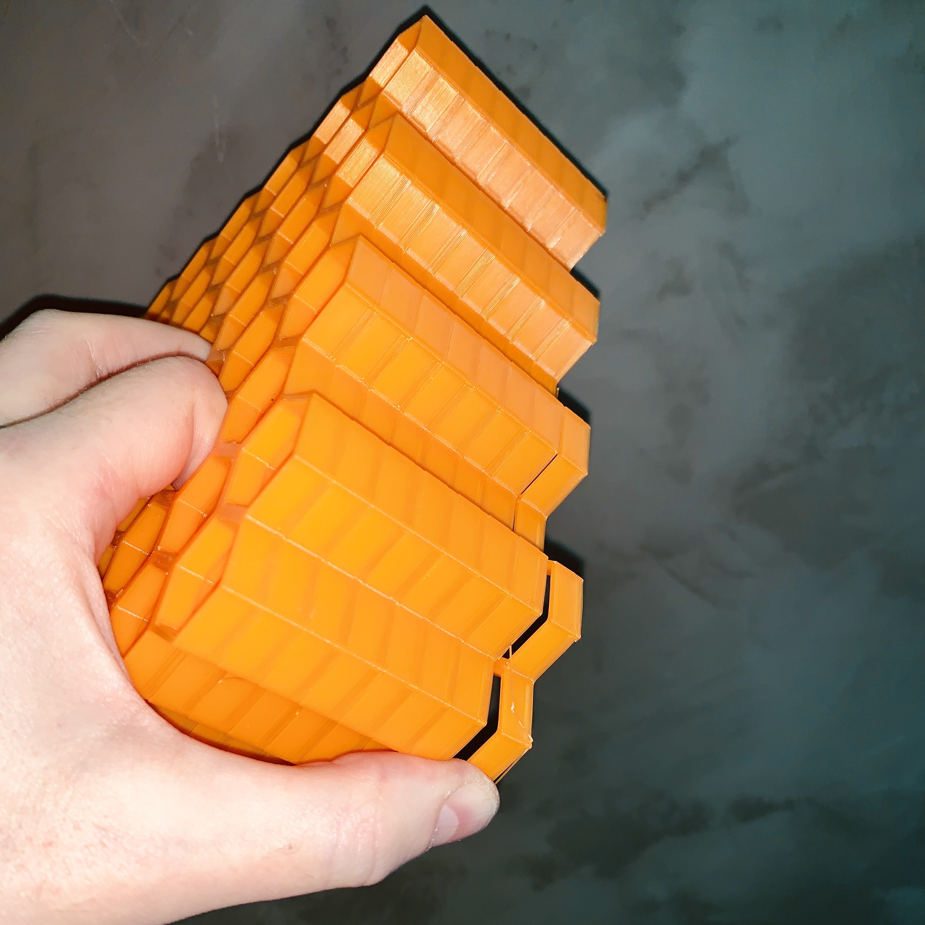 Stacked Honeycomb part for FDM