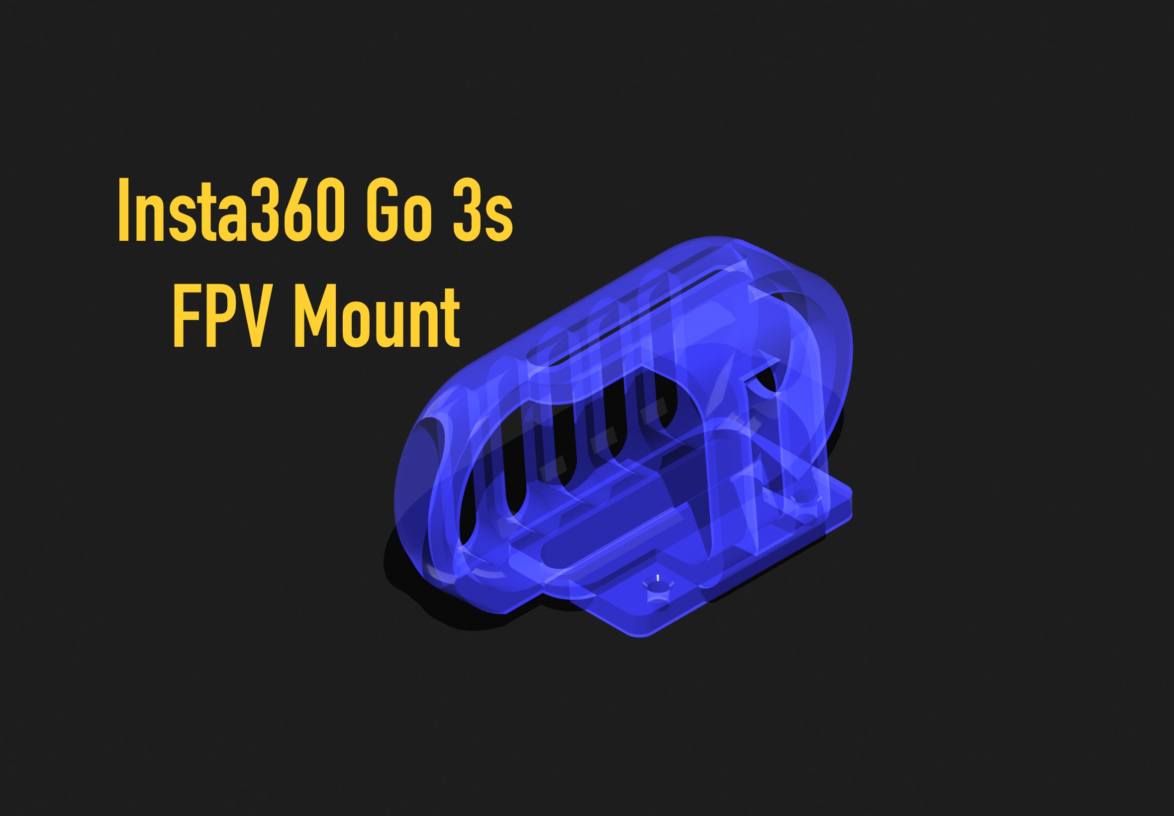 Insta360 Go 3s FPV Mount