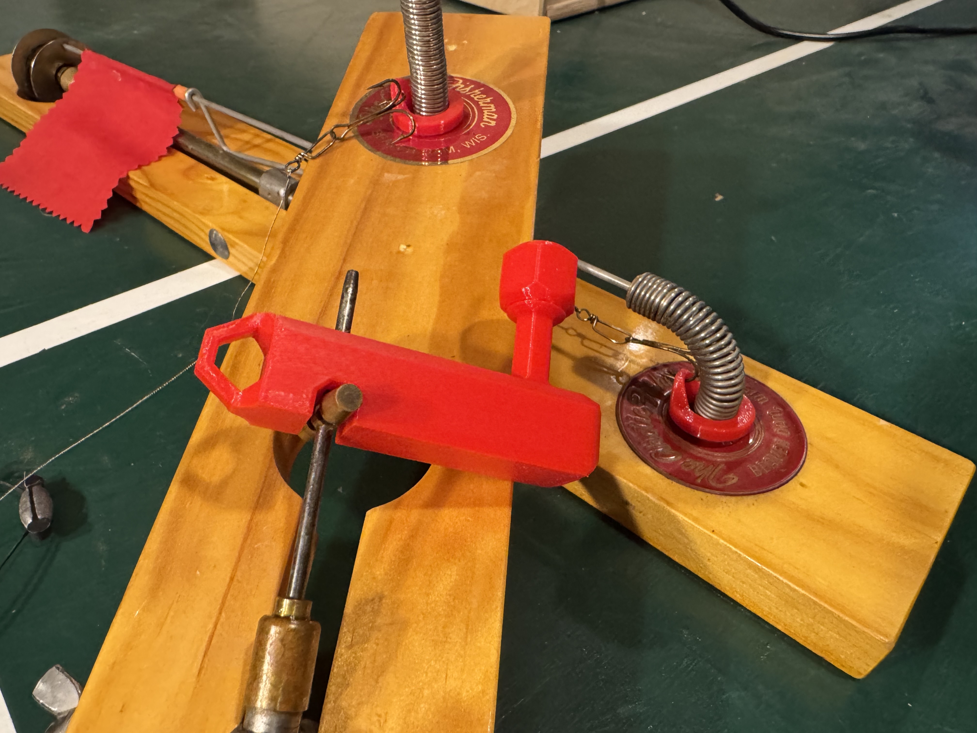 Tip-Up Winder V3 - Now w/ Print in Place Free Spinning Knob!