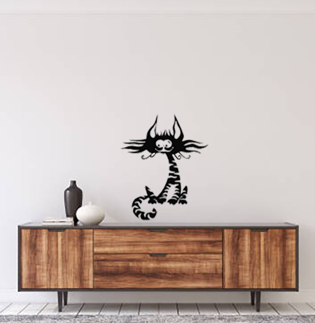Crazy Cat Wall Art