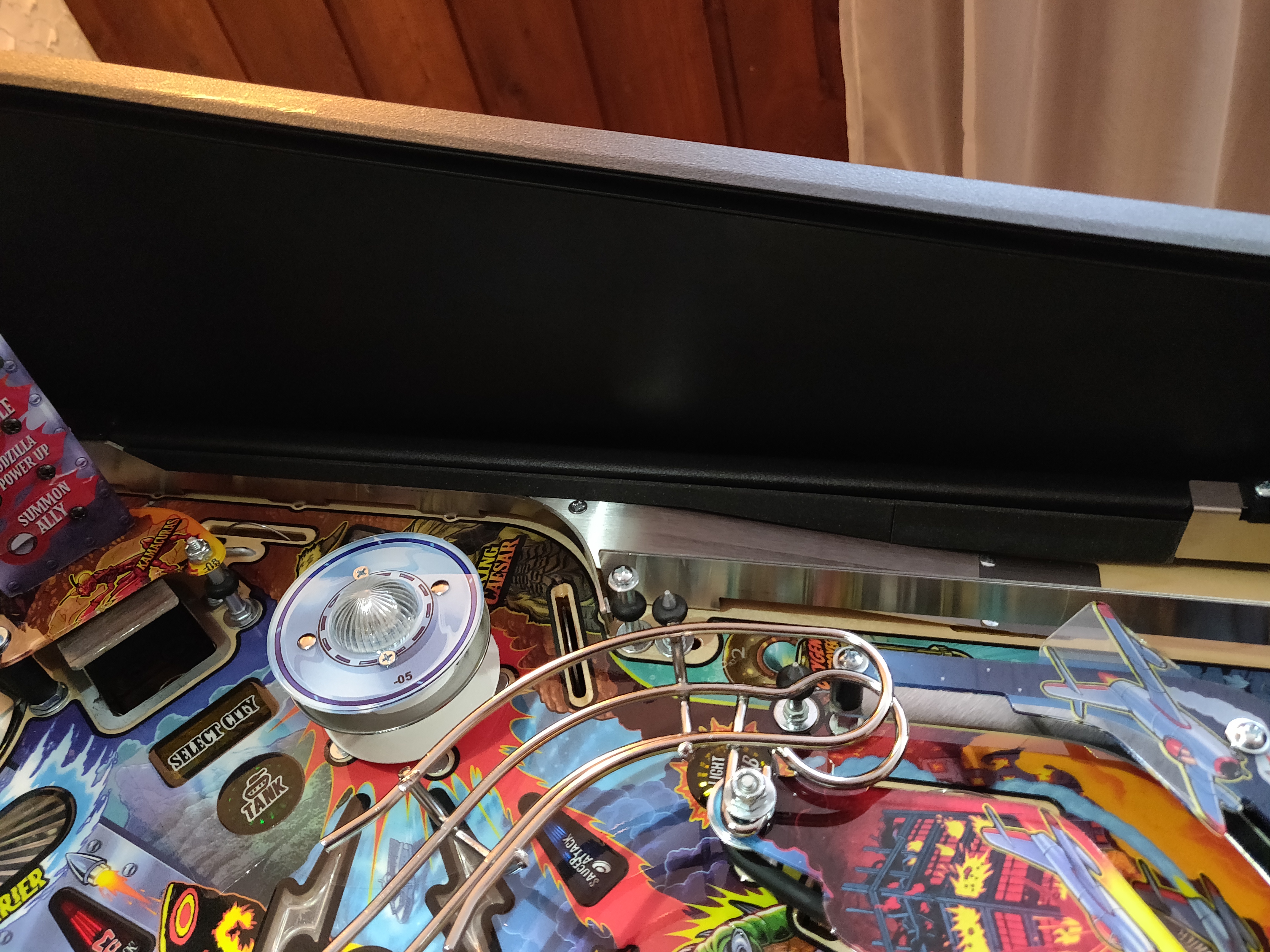 Stern Godzilla Pinball shooter lane fix with tape slots