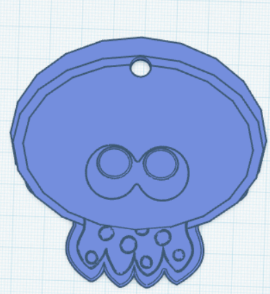 Octoling Keychain