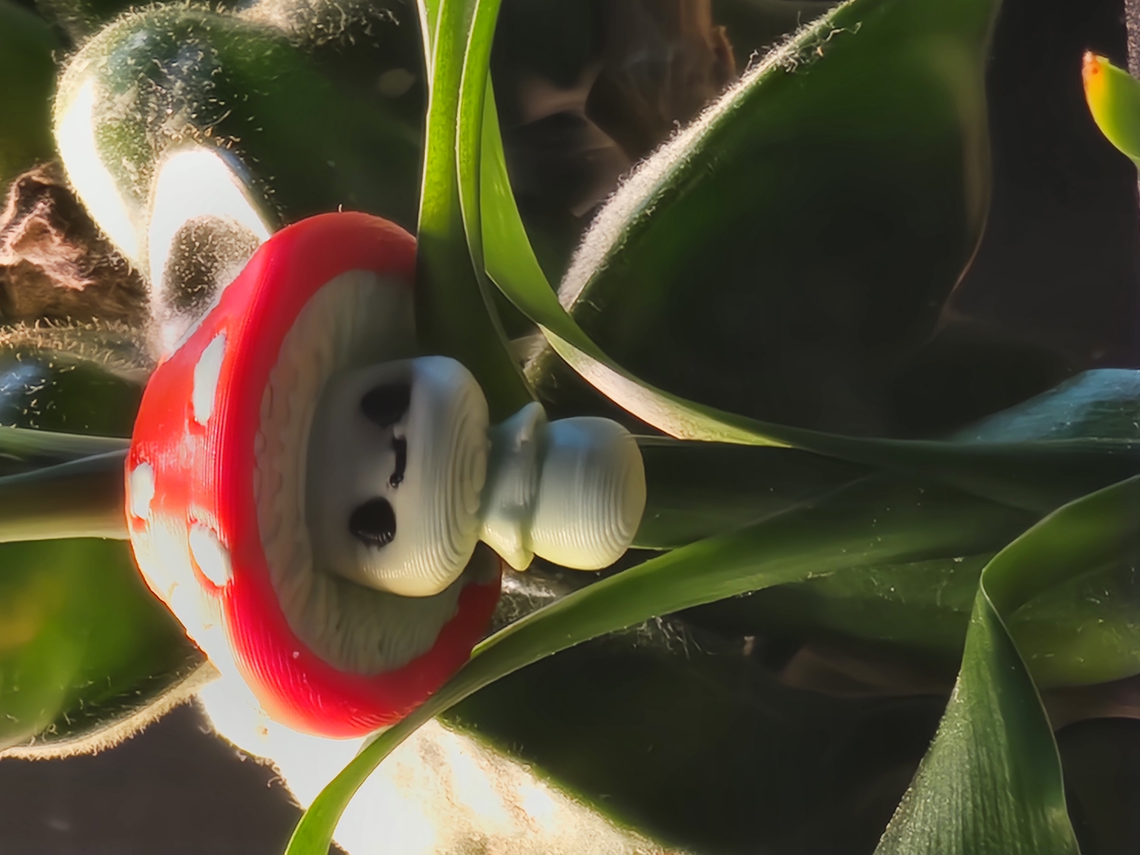 Chibi Amanita Drawstring Bead — miniatura 3