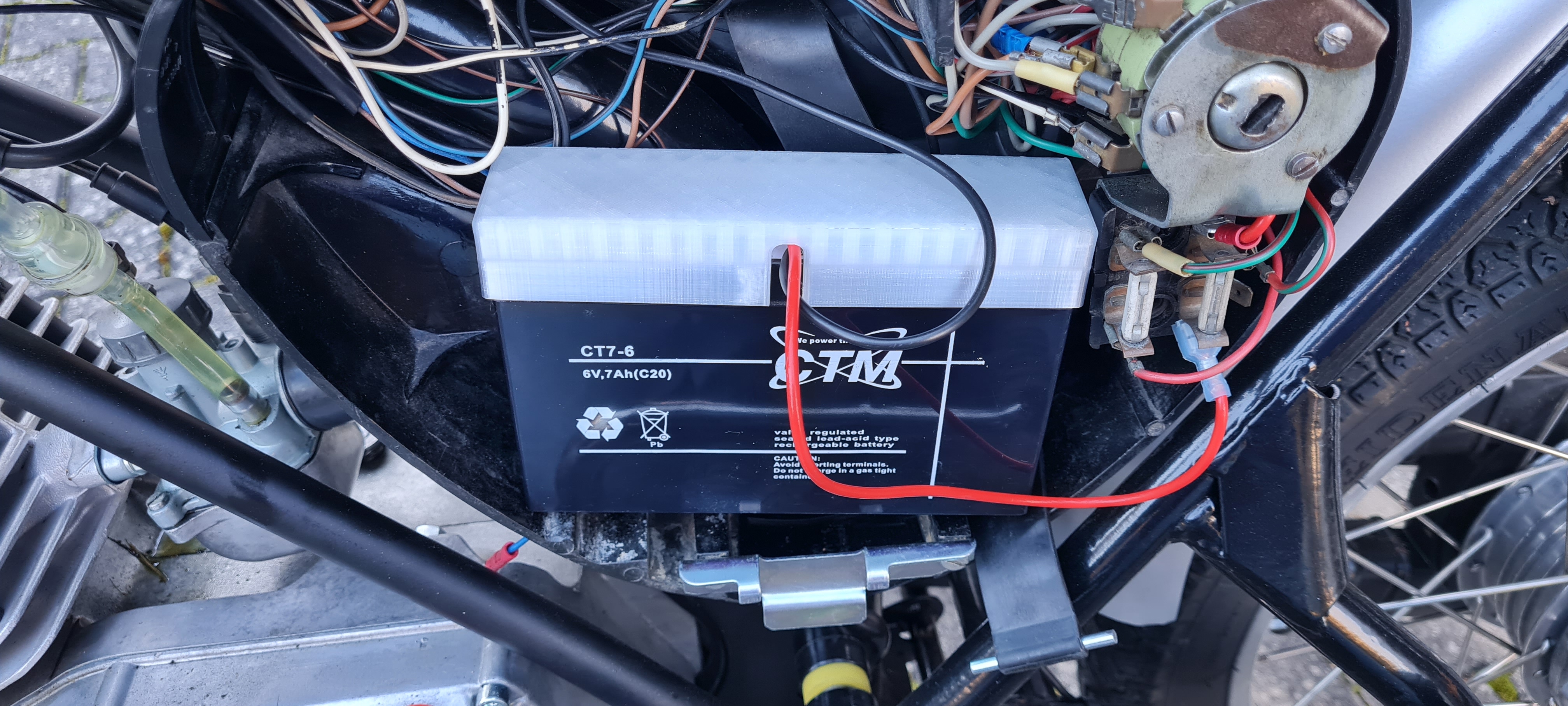 Batterieabdeckung Simson, CT 7-6