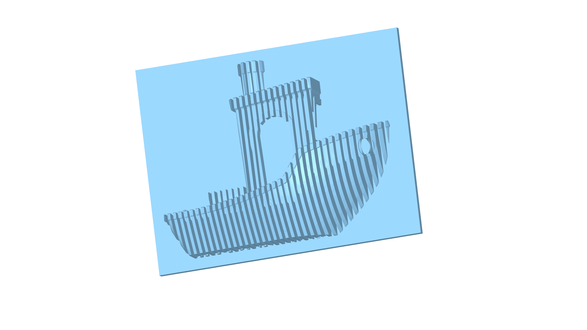 Benchy Layered Sculpture - 10 years of slicing