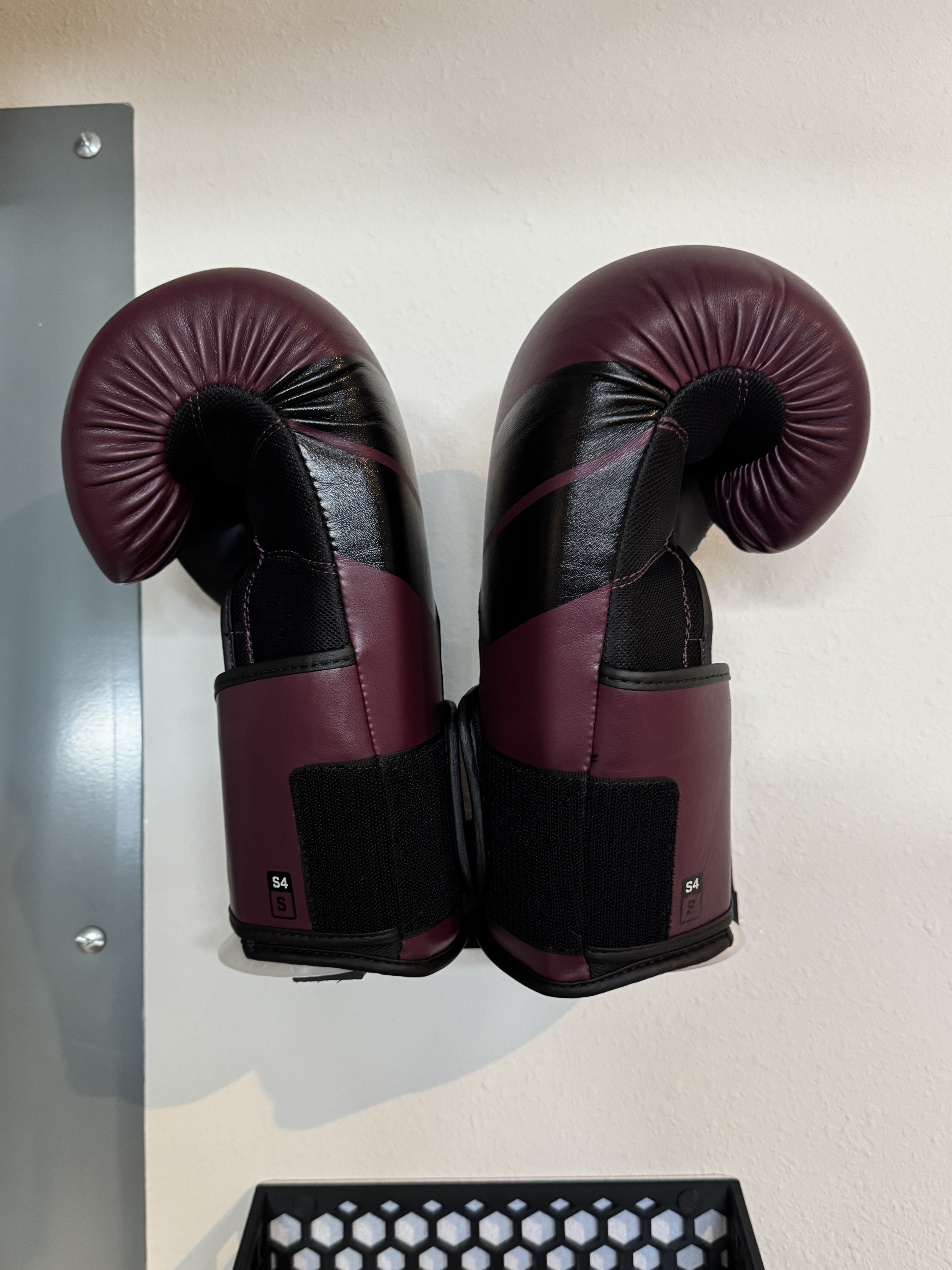 Wall Mounted Boxing Glove Holder Remix - Double Stick Tape