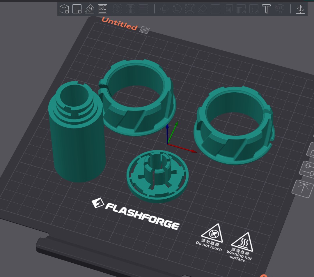 New Style Sunlu Spool Adapter Set (Partial Remix)