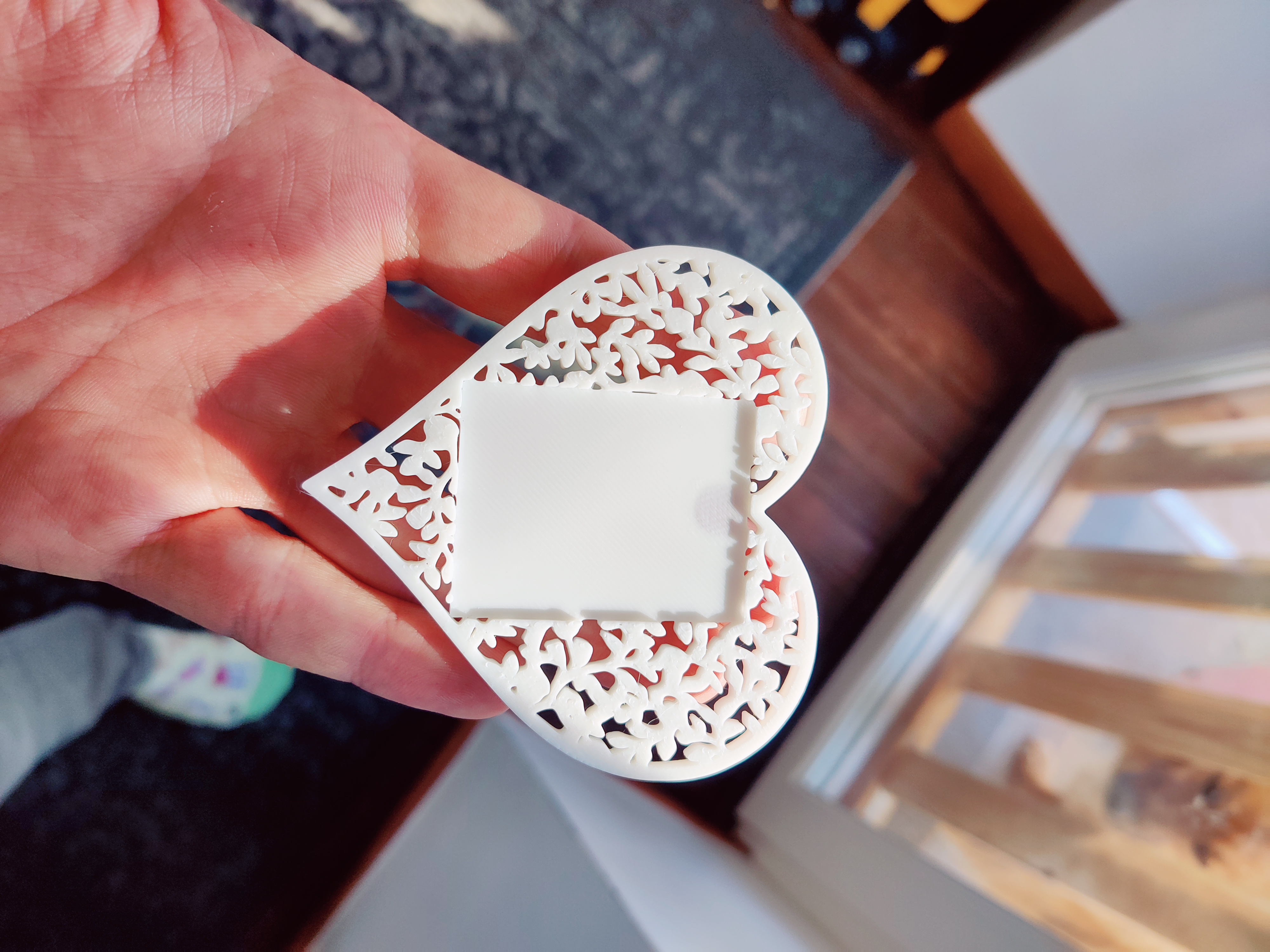 Magnetic Heart Photo Frame