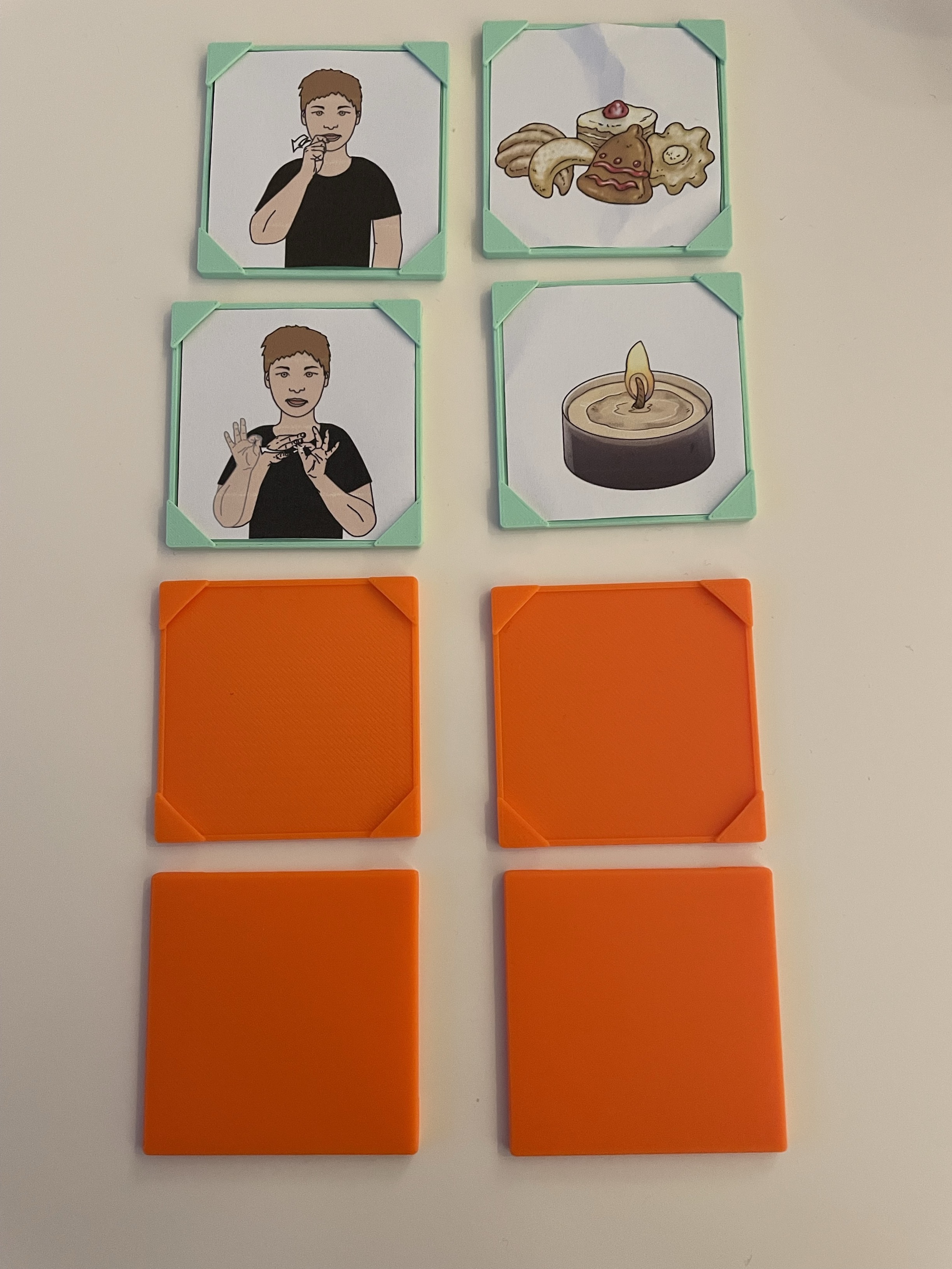 Memory game exchangeable