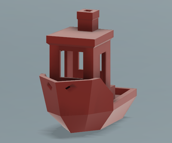 Miniatura 4 do modelo 3D Very Low poly Benchy