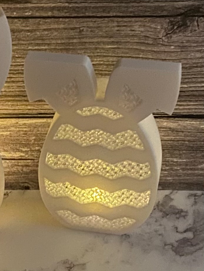 Miniatura 3 do modelo 3D Easter Egg Tea Light - ZigZag Pattern No AMS