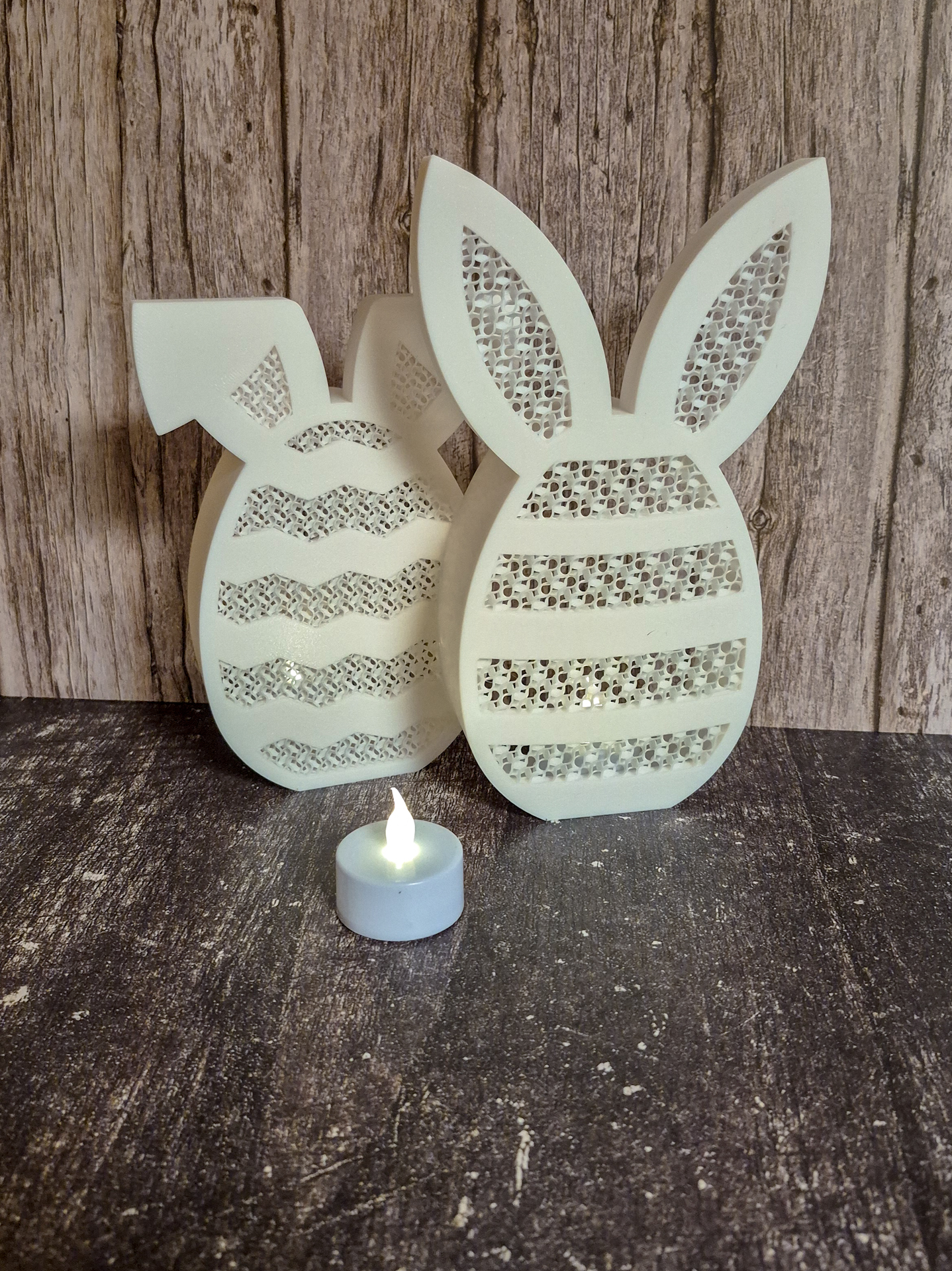 Miniatura 2 do modelo 3D Easter Egg Tea Light - ZigZag Pattern No AMS